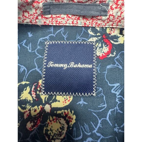 Tommy Bahama Men's Long Sleeve Blue Floral Button Up Shirt - Size XL - Picture 3 of 4